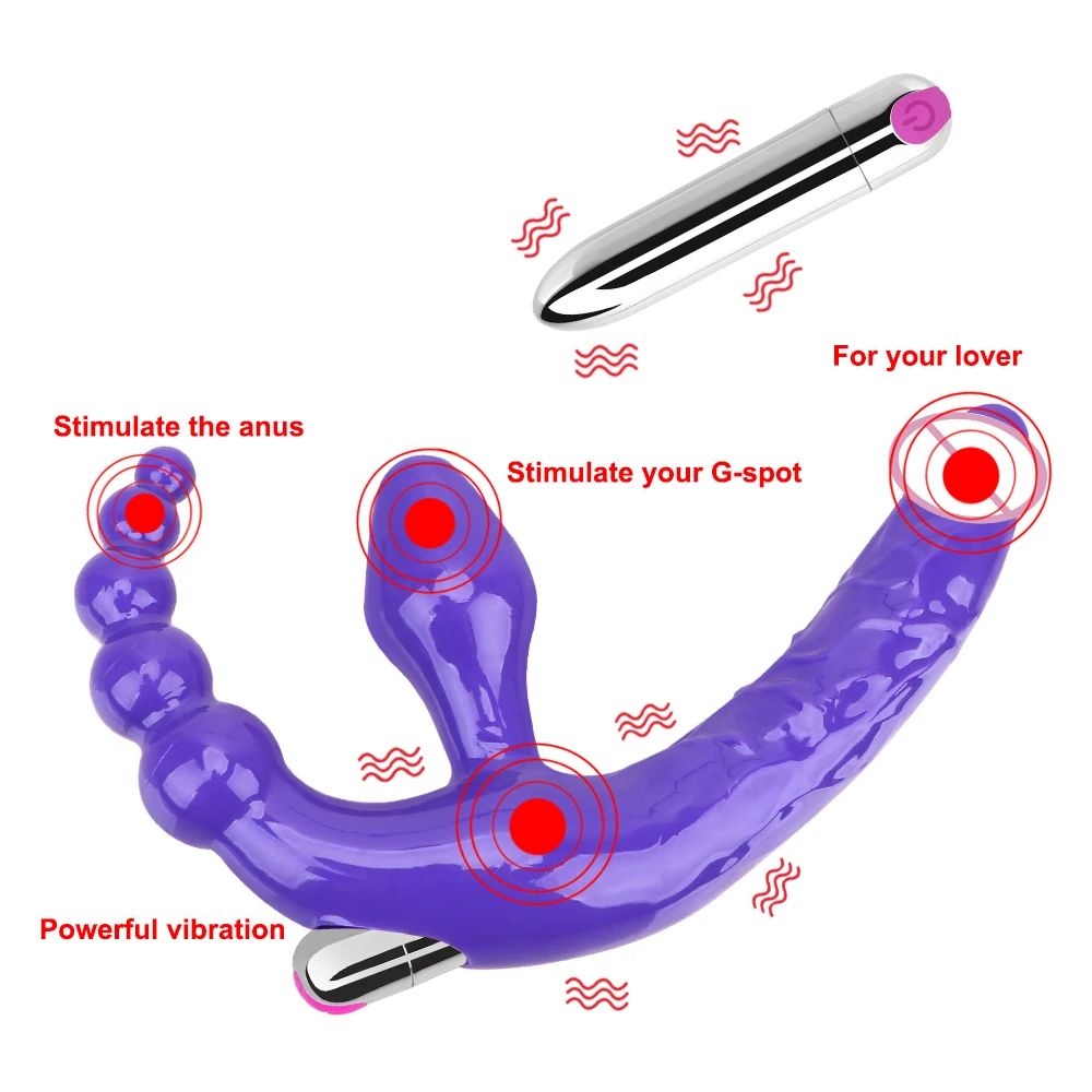 doppeldildo für lesben Sex Lesben Doppel-Dildo Vibratoren Anal-Dildo Vibrator Großer Butt Plug  Anal-Dildo für Lesben Sexspiele Sexspielzeug für Frauen