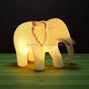 Adjustable LED Elephants Luminous Colors Modern Design Plastic Lamp Body Remote Party Decorations Wedding Gifts for Hotels