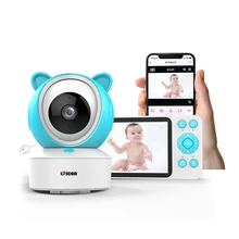Crying Detection Alarm Tuya 1080P 4X Zoom Night Vision Two Way Audio WiFi Video Baby Camera Monitor with App