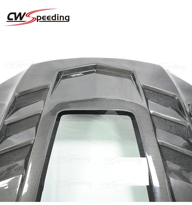 CUSTOMIZE CARBON FIBER ENGINE HOOD BONNET for 2015 2016 2017 FORD MUSTANG
