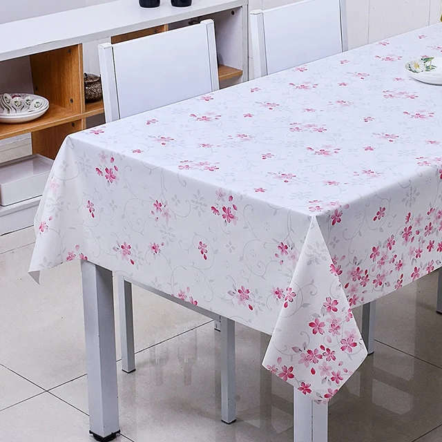 RNPT PVC  Tablecloth Heat Resistant Oilproof Waterproof  PW195-R184-2  Table Cover