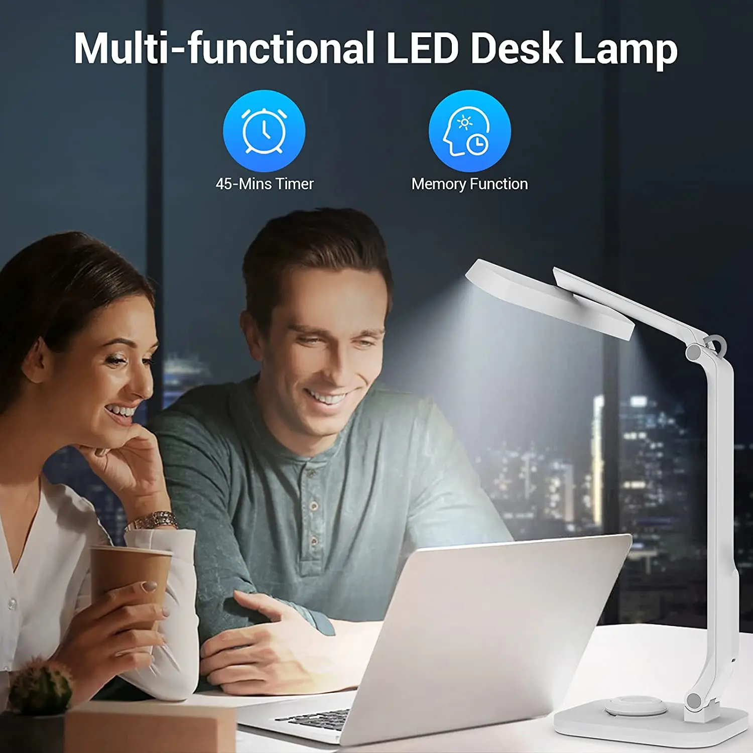 product led folding desk lamp with remote control touch control dimmable usb rechargeable eye protection office lamp reading desk lamp-44