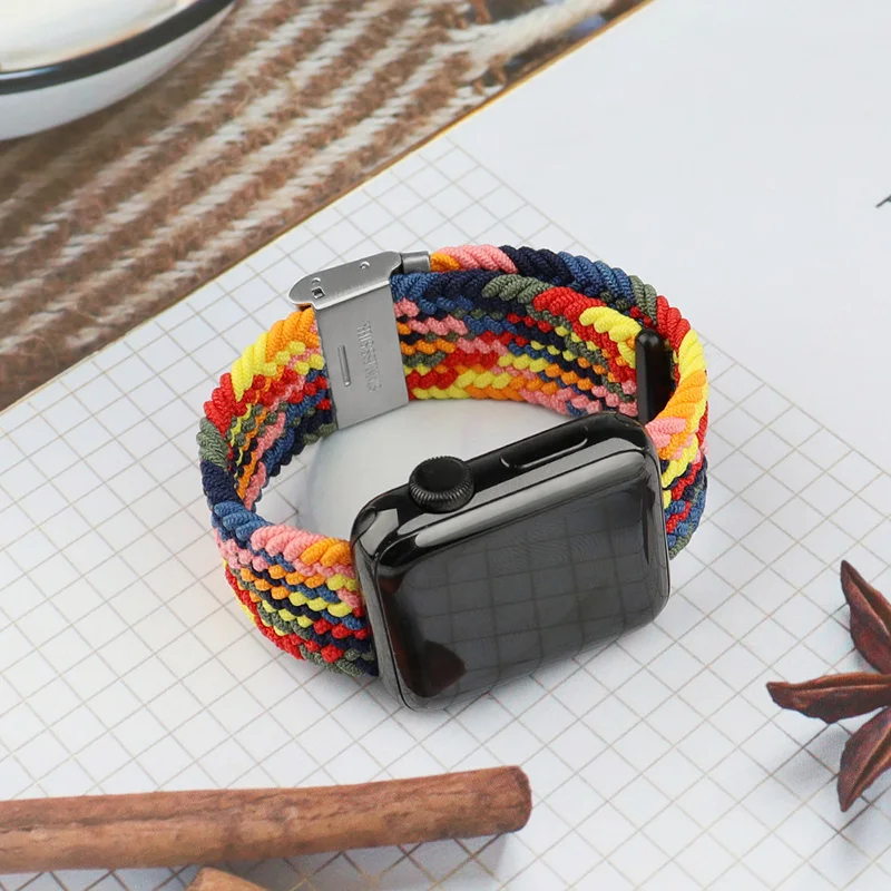 Garmin Forerunner 165 Cinturino Magnetico PaceBid 20mm Per Garmin - Nylon Intrecciato Viola Per Forerunner E Vivoactive Cinturino Magnetico 20mm PaceBid - Foto 4