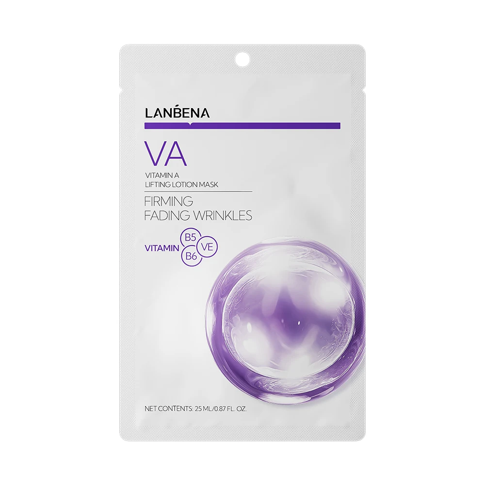 LANBENA ビタミンVA 卸 肌を明るくするスキンケア アルファ・ベータヒドロキシ酸フェイスマスク シート