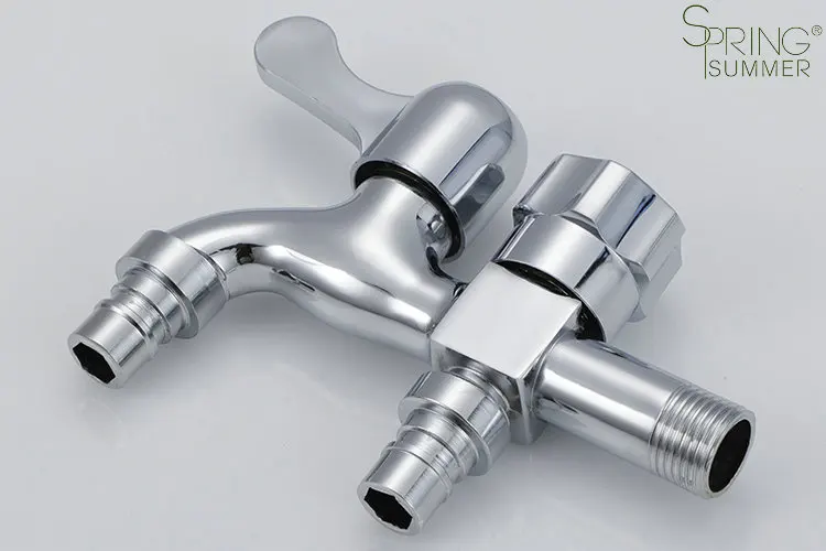 Dual Purpose Water Tap For Washing Machine Soft Pipe,Single Cold Zinc