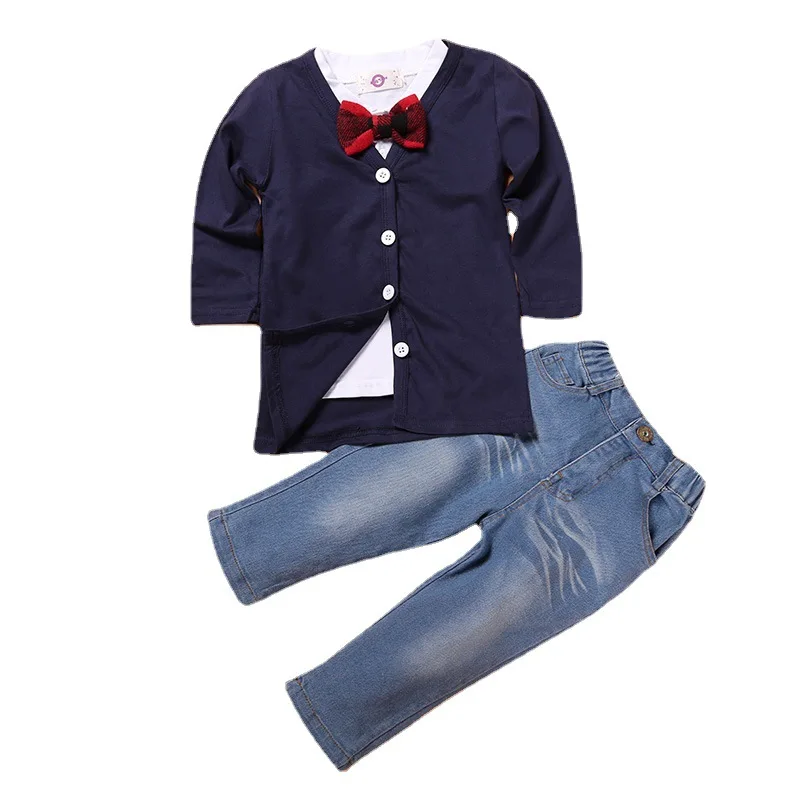 Import Export China New Design Kids Clothing Sets Cardgain Coat Polo Shirt Wear and Pant 3pcs Outfits Boy Sets Clothes for Kids