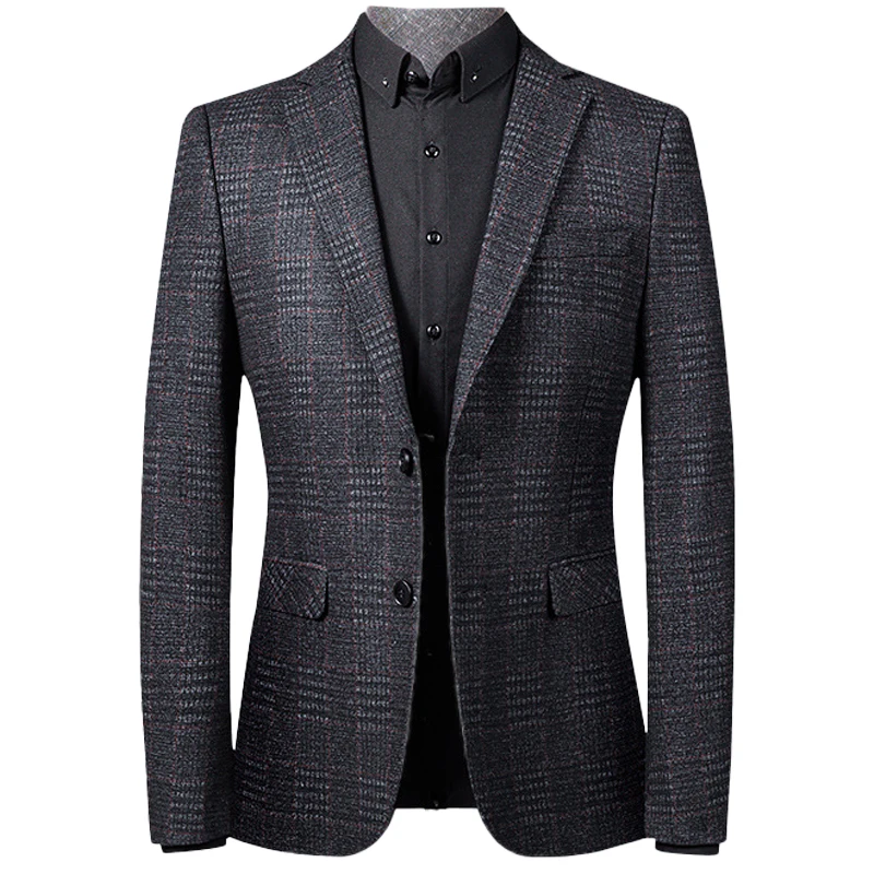 Men's Suits Slim Fit Suit For Men Business Casual Coat Best Man Double Button Vest Wedding Dress