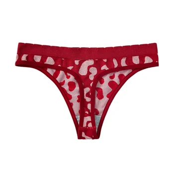Low Rise Ladies Panties Seamless Sexy Thong New Design Cow Pattern Women's Panties Good Quality Breathable Women's Underwear
