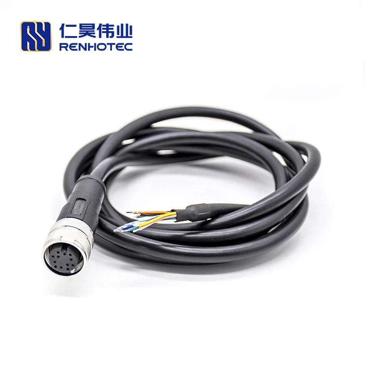 M16 Din Cable 12 Pin Connector Assembly