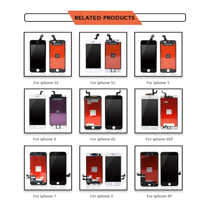 SAEF 100% оригинальный запасной Мобильный ЖК-экран для IPhone 8