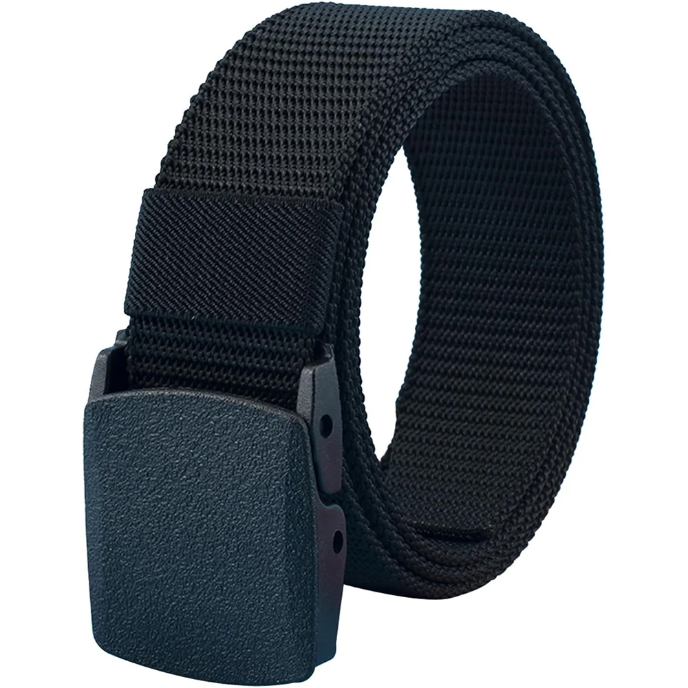 Hot Selling Adjustable Durable Training Nylon Belt High-quality Men Tactical Webbing Plastic Buckle Work Tactical Belt