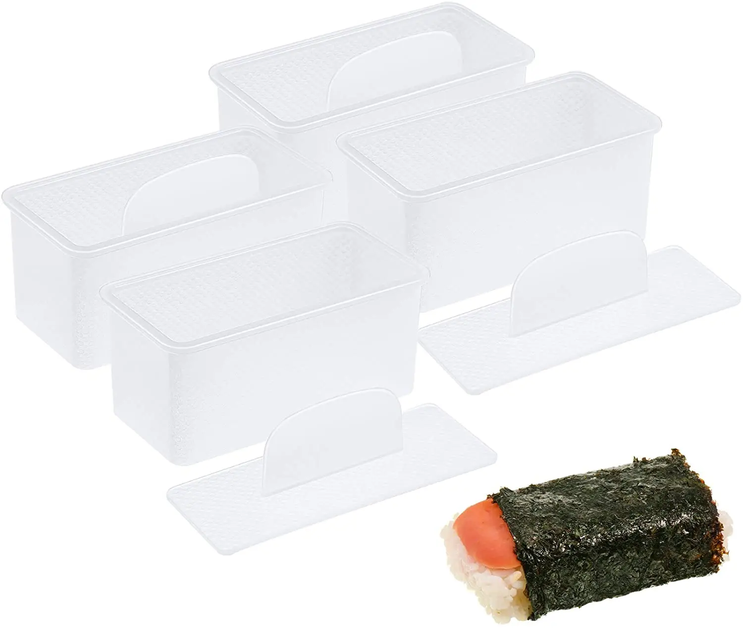 4 Pieces Musubi Maker Press Molds Non-Stick Spam Musubi Maker Non-Toxic  Sushi Making Kit