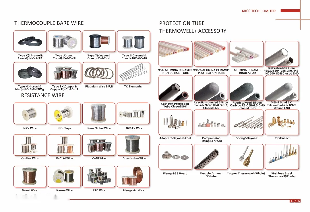 Standard Accuracy Iec751 And Din43760 Pt100 Ceramic 2 16mm Platinum Exceptional Endurance To