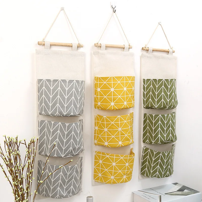 wall hanging storage pouches