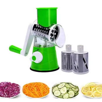 3 in 1 stainless steel kitchen graters mandoline vegetable slicer rotary cheese grater machine kitchen tools gadgets