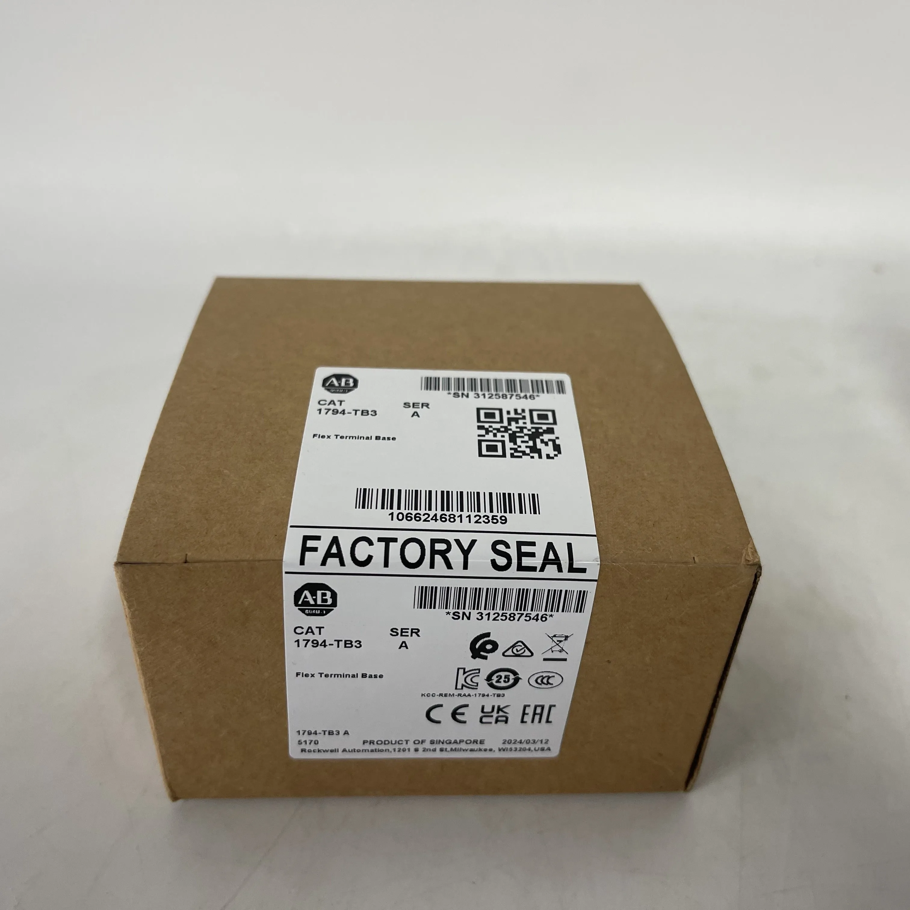 Allen-Bradley Flex Terminal Base 1794-TB3