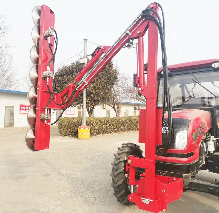 For Distributors Hedge Trimmer for Tractor Pto Driven Hedge Trimmers 80hp Lovol Yto Tractor Mounted Front Disc Saw Cutter