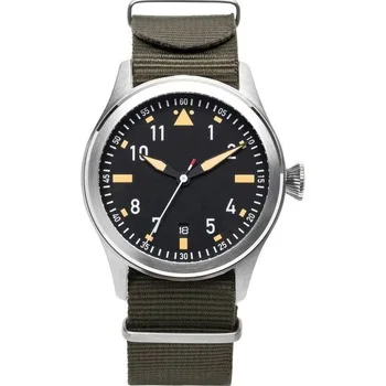 Oem custom logo Fashion Unique Aviators Nato Nylon Strap watches Pilot reloj militar Mechanical military sport watch