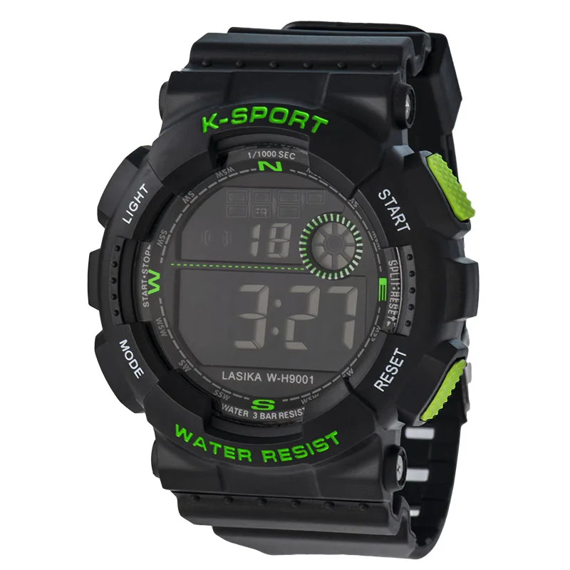 IMIKEYA Orologio digitale sportivo luminoso per studenti con cinturino