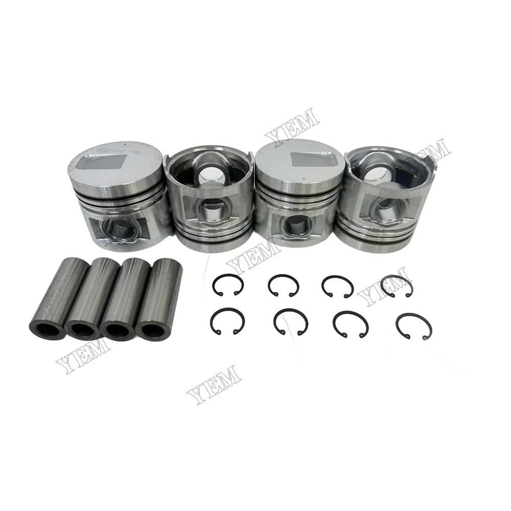 Piston Kit W Ring Set 3044C 3044T for Caterpillar 908 Tractor 277B 287B