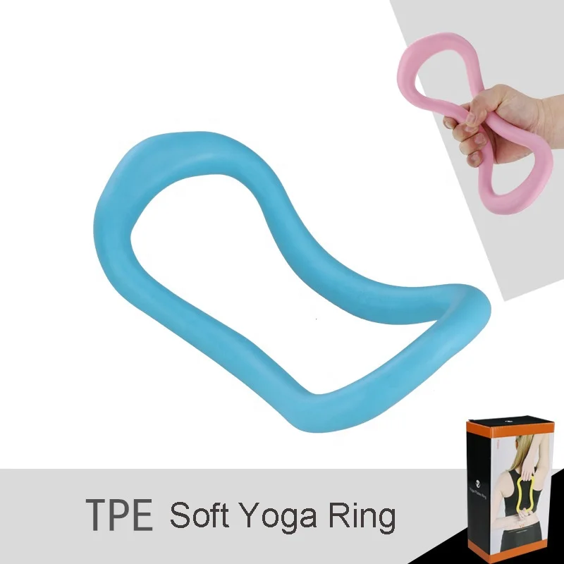 TPE тренировочные кольца для йоги пилатеса домашние кольца для фитнеса растягивание, упражнения