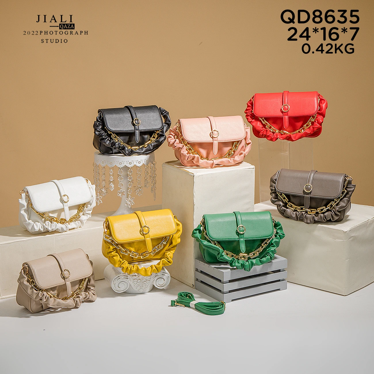 QD8635 Bolso de hombro para mujer de calidad 2022 Nuevo diseño de