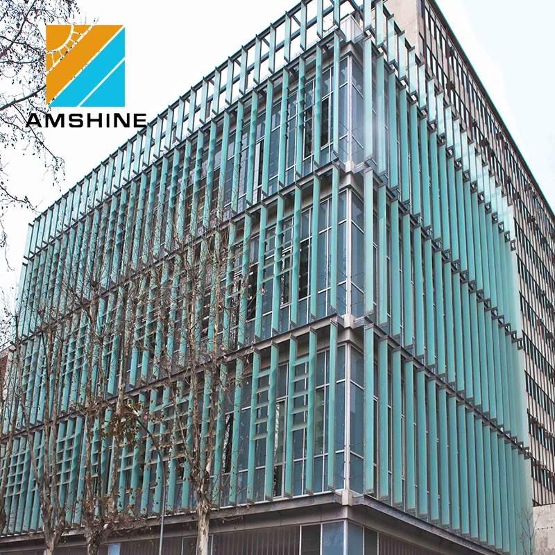 Vertical Airfoil Aluminum Louvers
