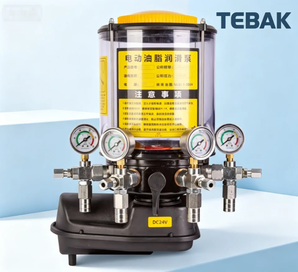 Automatic Electric Grease Pump 24V 220V 380V Auto Butter Lubrication Pump for Construction Machinery