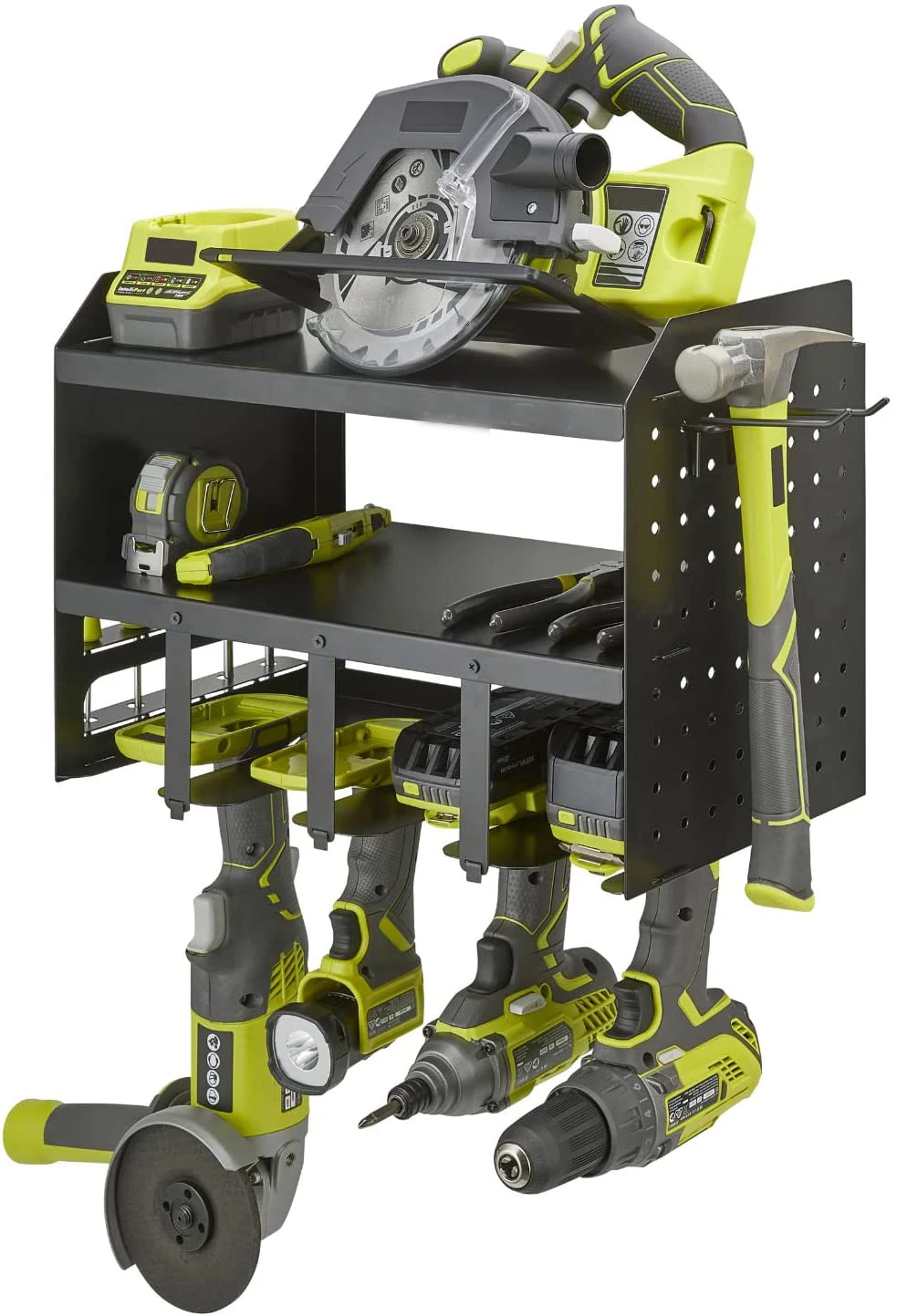 Amoowis Power Tool Organizer, Garage Organization with 7 Drill