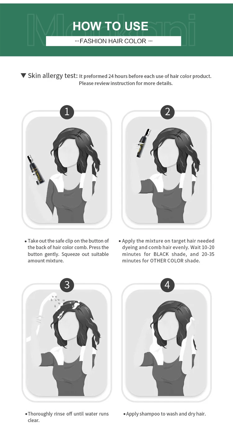 comb dye