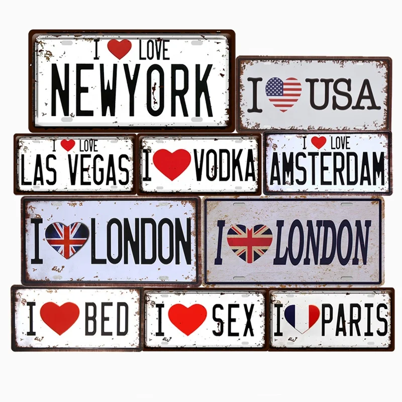 Targa in metallo Columbia Lane Vintage Signs Retro Tin Signs alluminio Art Placca regalo per esterni casa cucina giardino decorazione da parete 10,2 x