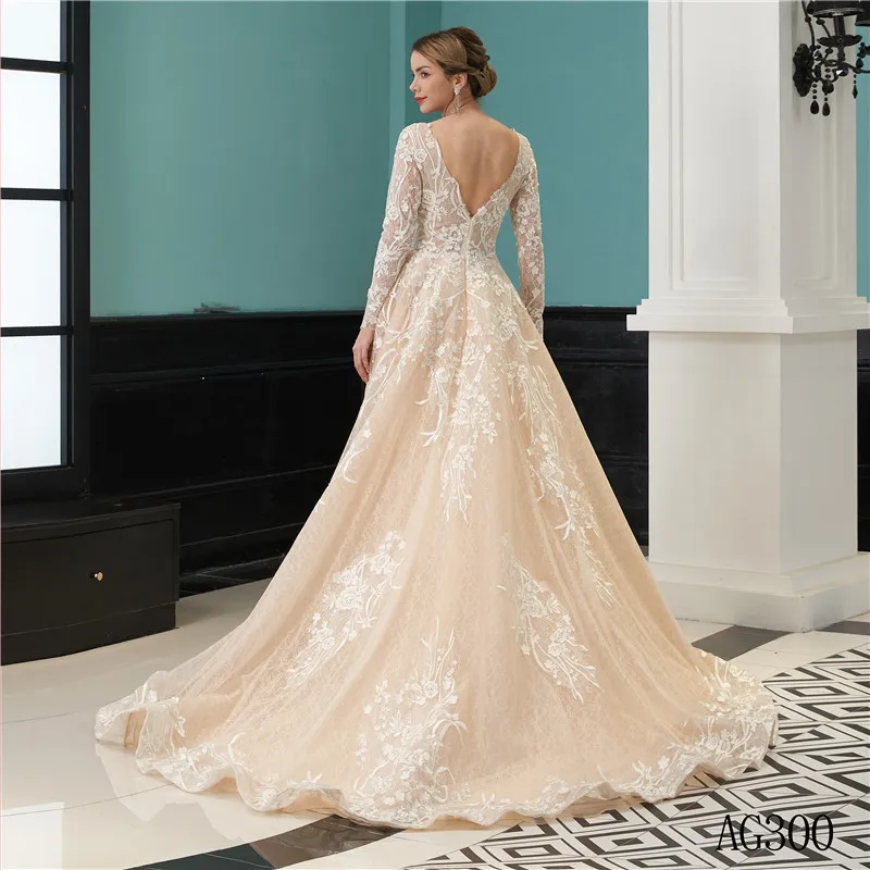 Vestidos De Boda De Lujo Con Cuentas Pesadas,Vestido De Bola De Cristal  Hecho A Mano Árabe,De Lujo - Buy Vestidos De Boda De Lujo,V-cuello Vestido  De Boda,Encaje De Niña De Las Flores