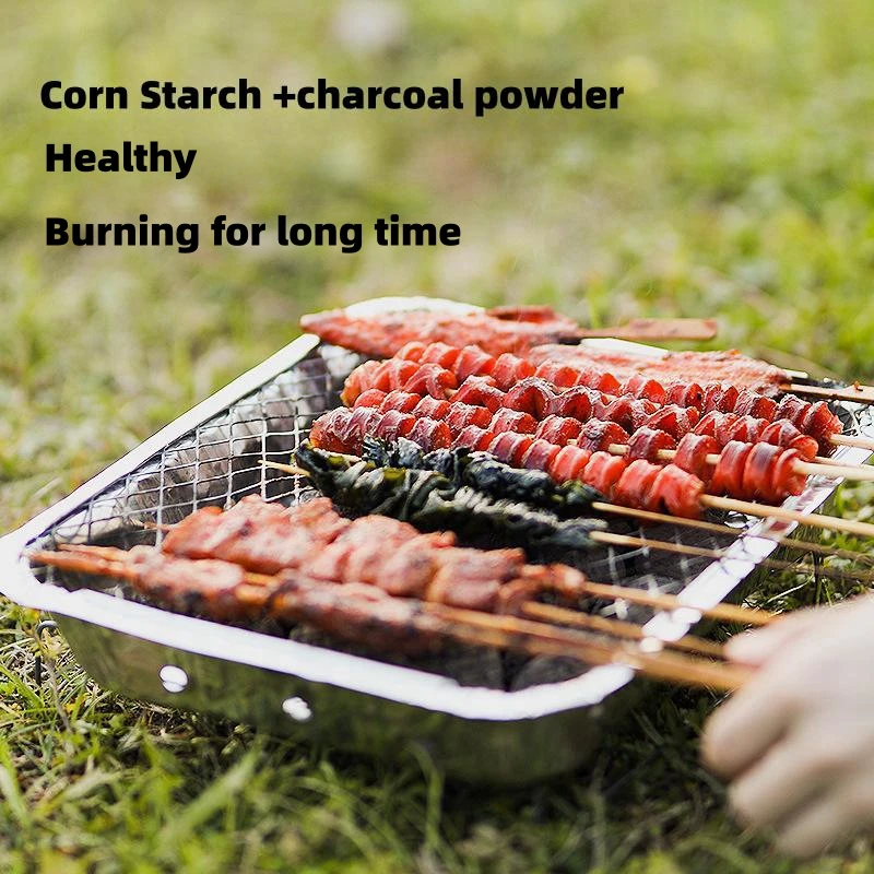 One Time Use Outdoor Camping Barbecue Charcoal Instant Grill Instant BBQ Disposable Grill