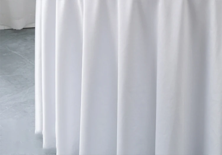 Натуральное льняное столовое постельное белье скатерти для вечеринки Скатерть свадьбы белая круглая моющаяся скатерть базовая поли из 100% полиэстера