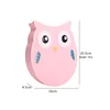 Pink owl dinner plate