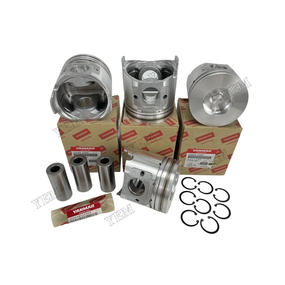 China Supplier ART Piston With Pin for Yanmar Factory Direct Sales Piston With Pin 3TNE68 3TNE72 3TNE74 3TNE78
