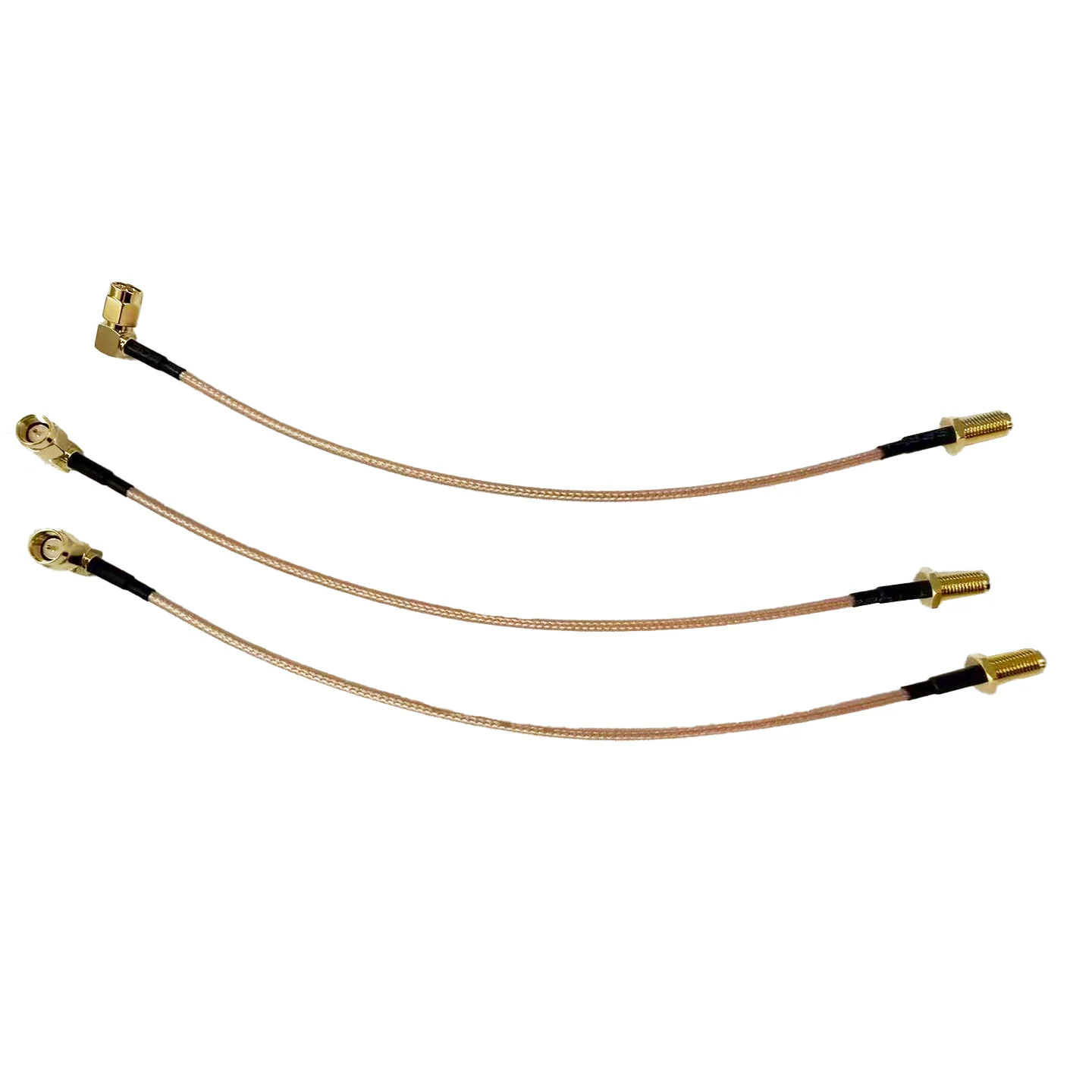 Factory Direct Sale SMA-JW-RG316-SMA-K Cable Assembly RG316 SMA Angle Male to SMA Female Connector RF