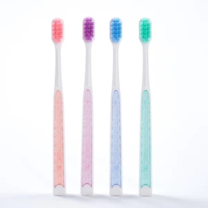 Chinese Factory Manufactured Adult Toothbrush New Household Orthodontic Toothbrush with Soft Nylon Bristles Biodegradable