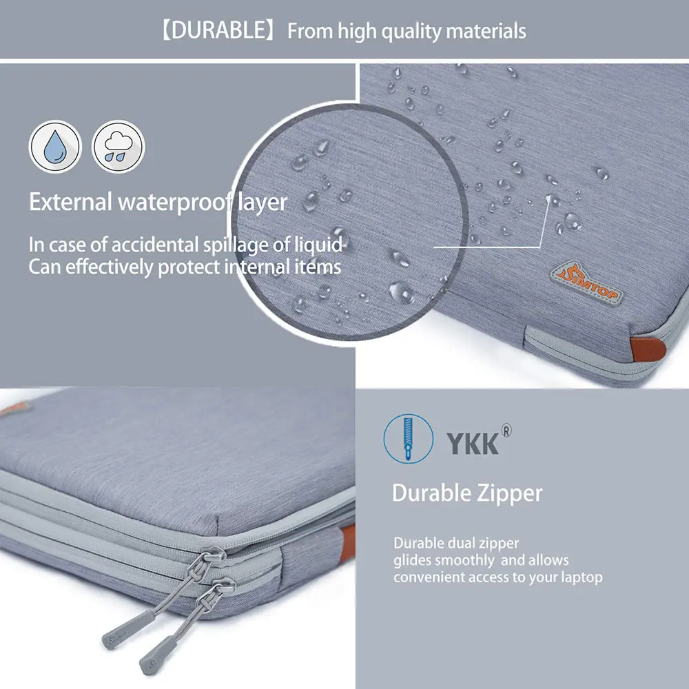 product laptop cover macbook 14 inch simple business case ultra thin lightweight folding design water sleeve soft dnb36 for custom-4