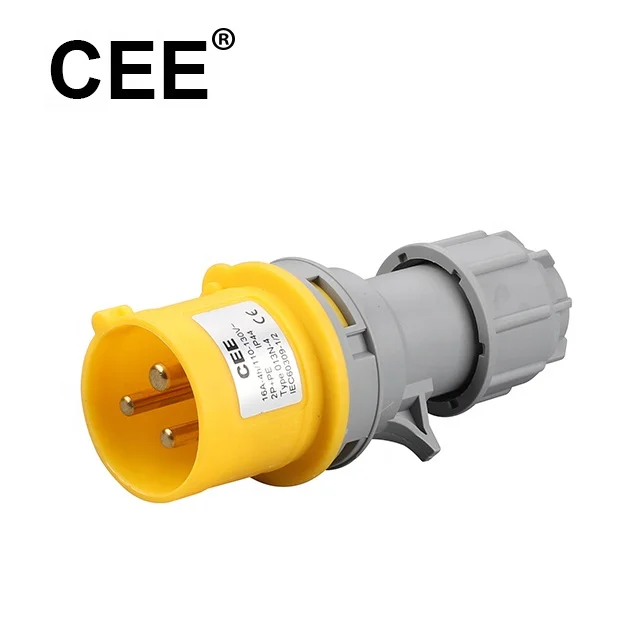 CEE 16a 3-контактный штекер, штекер и гнездо, промышленный штекер и гнездо 110 В 3-контактный промышленный штекер