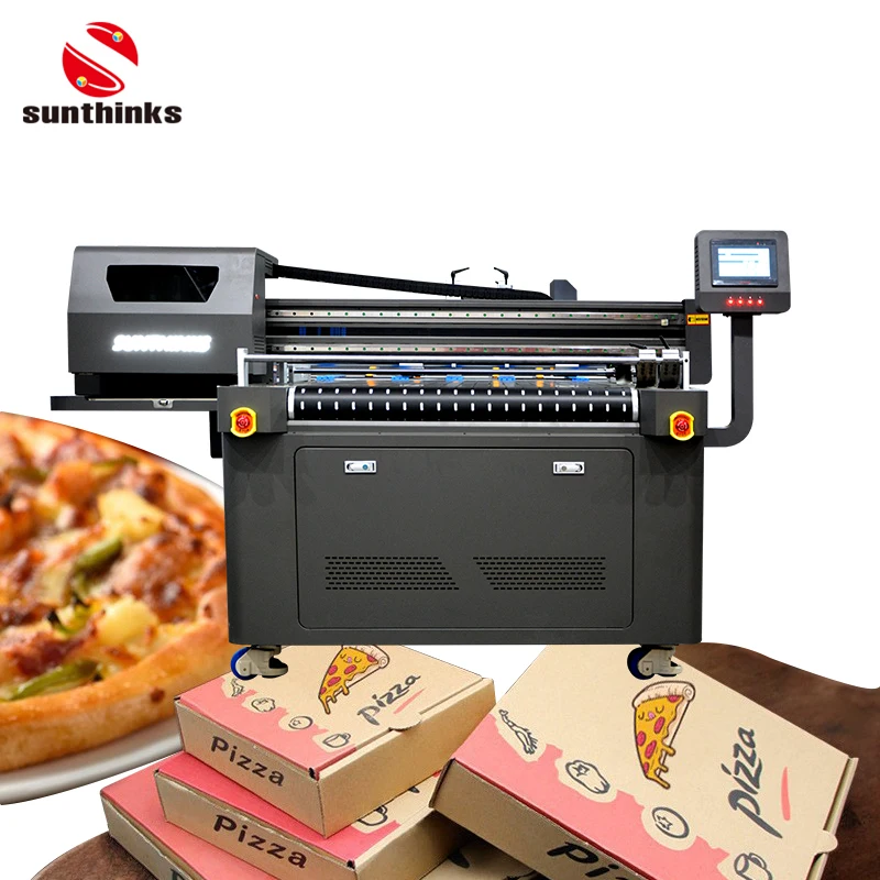 Sunthinks 2023 New Listing Inkjet One Pass Printing Machine Printer High Speed Single Pass Inkjet Corrugated Carton Box Printer