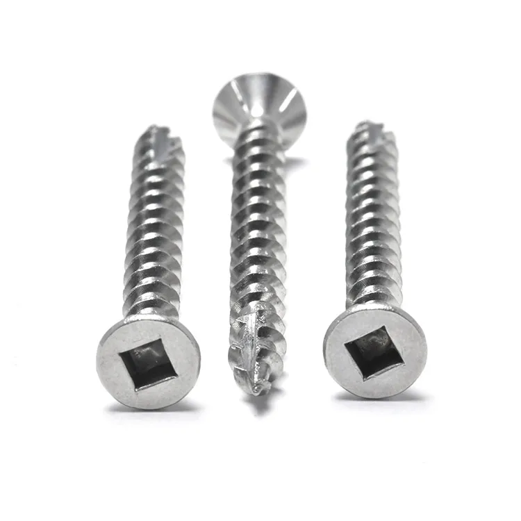 Ss 304 316 Square Socket Csk Head Type 17 Robertson Screws Stainless