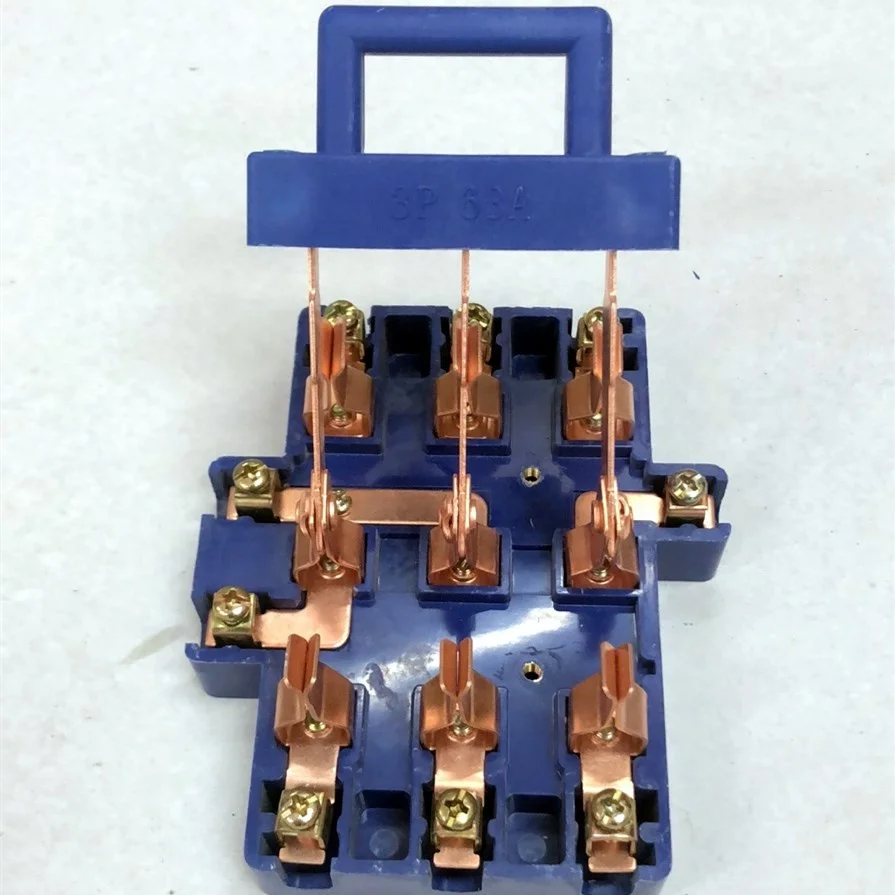 3P Knife Switch - 100A Doublethrow Wave Style for 20000 Cycles