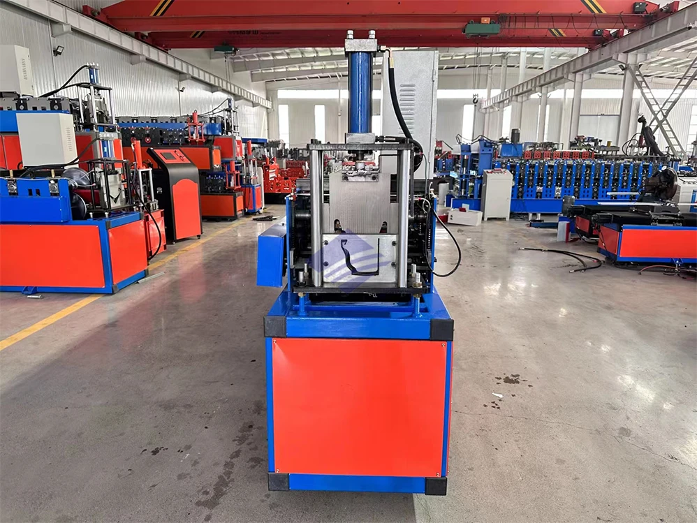 Metal K Style Rain Gutter Profile Cold Rolling Forming Machine Aluminium Roof Gutter Making Machine