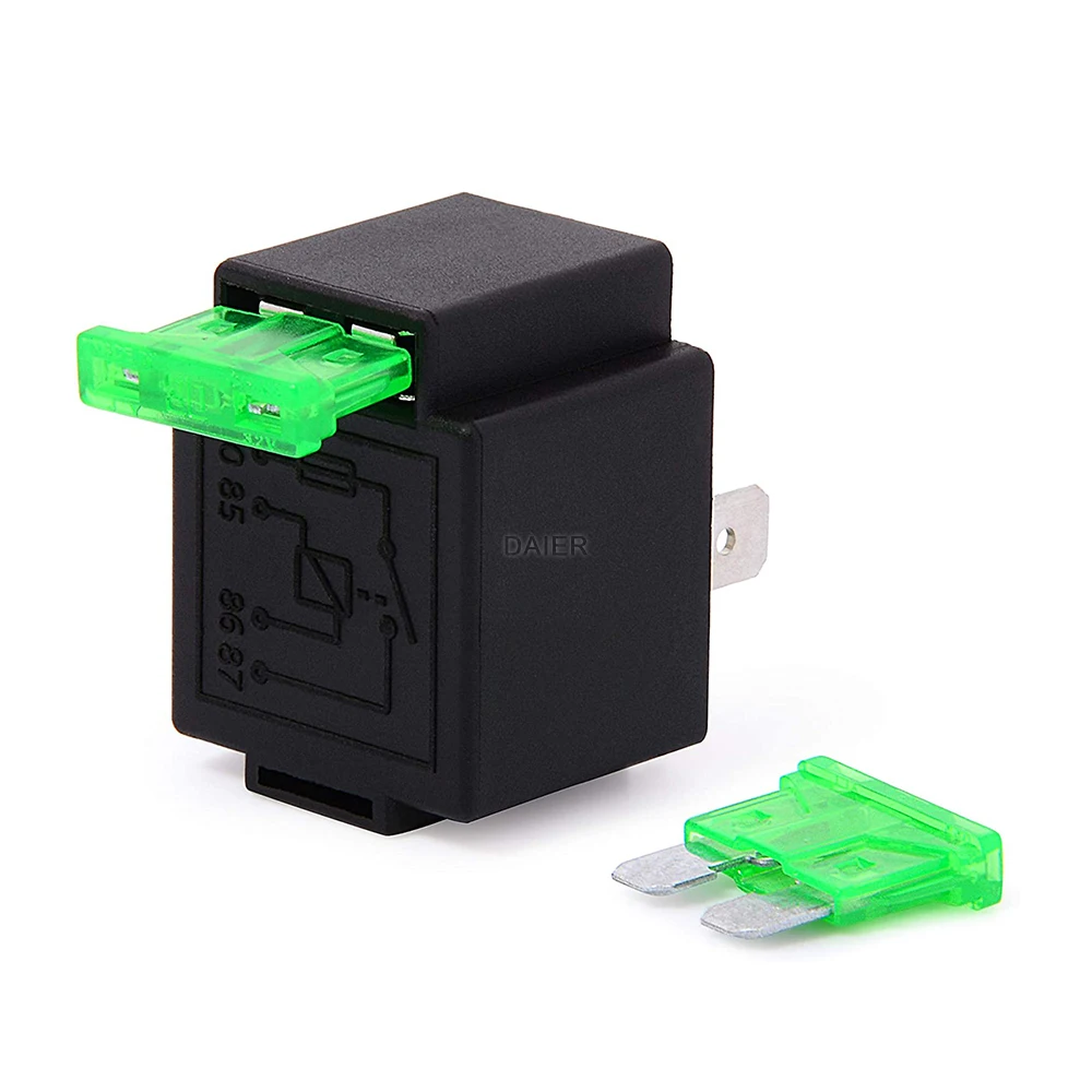 Ehdis 2 Pezzi Rel&egrave; 4 Pin 12V 30A SPST Multi-Purpose Relay Heavy