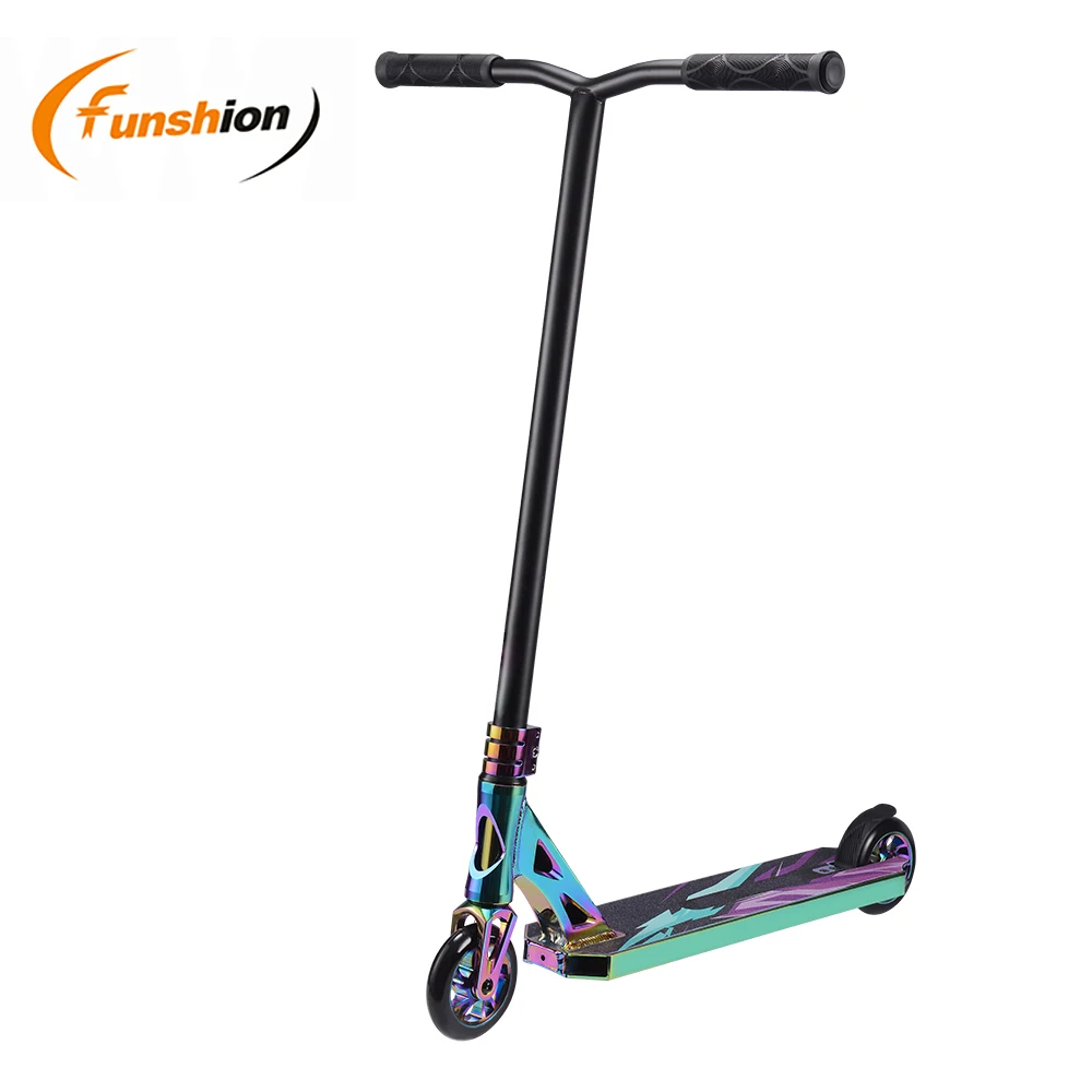 Adult Pro New 2022 Neo Chrome Rainbow Trick Pro Stunt Scooters Kick Scooter 110 Mm Stunt Scooter