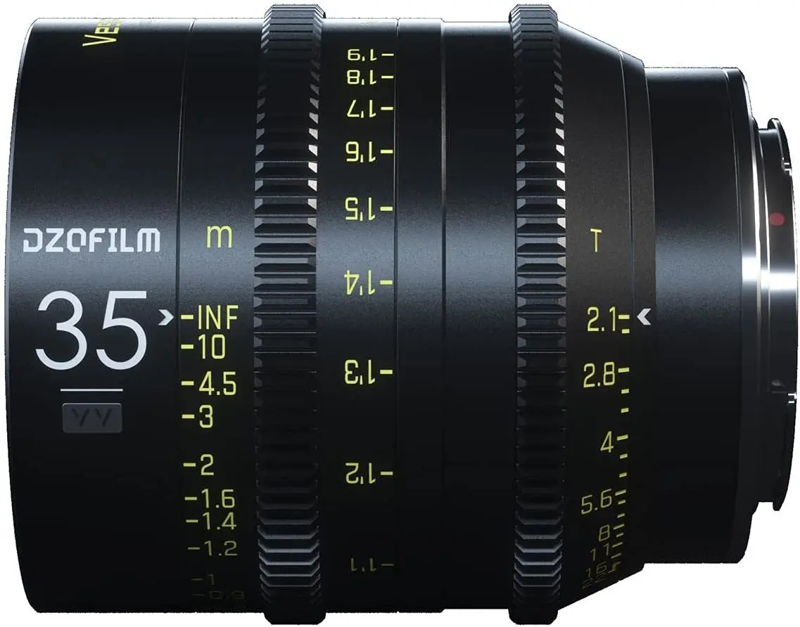 DZO FILM Vespid Prime 35mm T2.1シネマレンズ、フルフレームVista