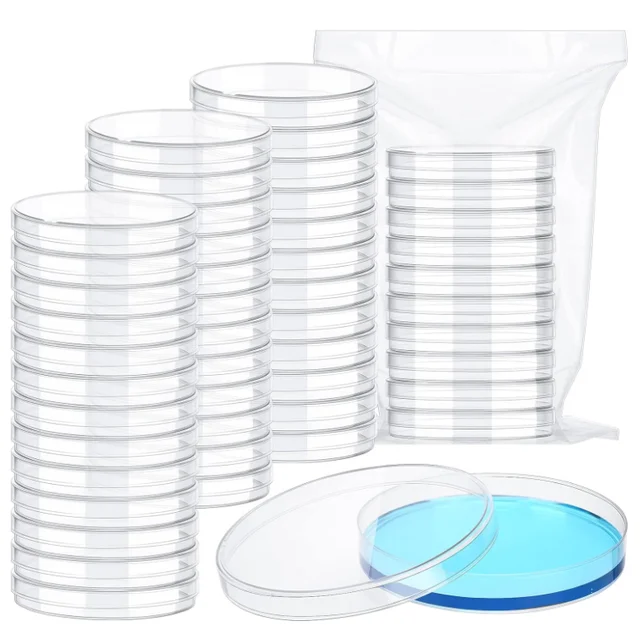 Wholesale Disposable Different Size Plastic Petri Dish 90mm Sterile 9cm Petri Dishes