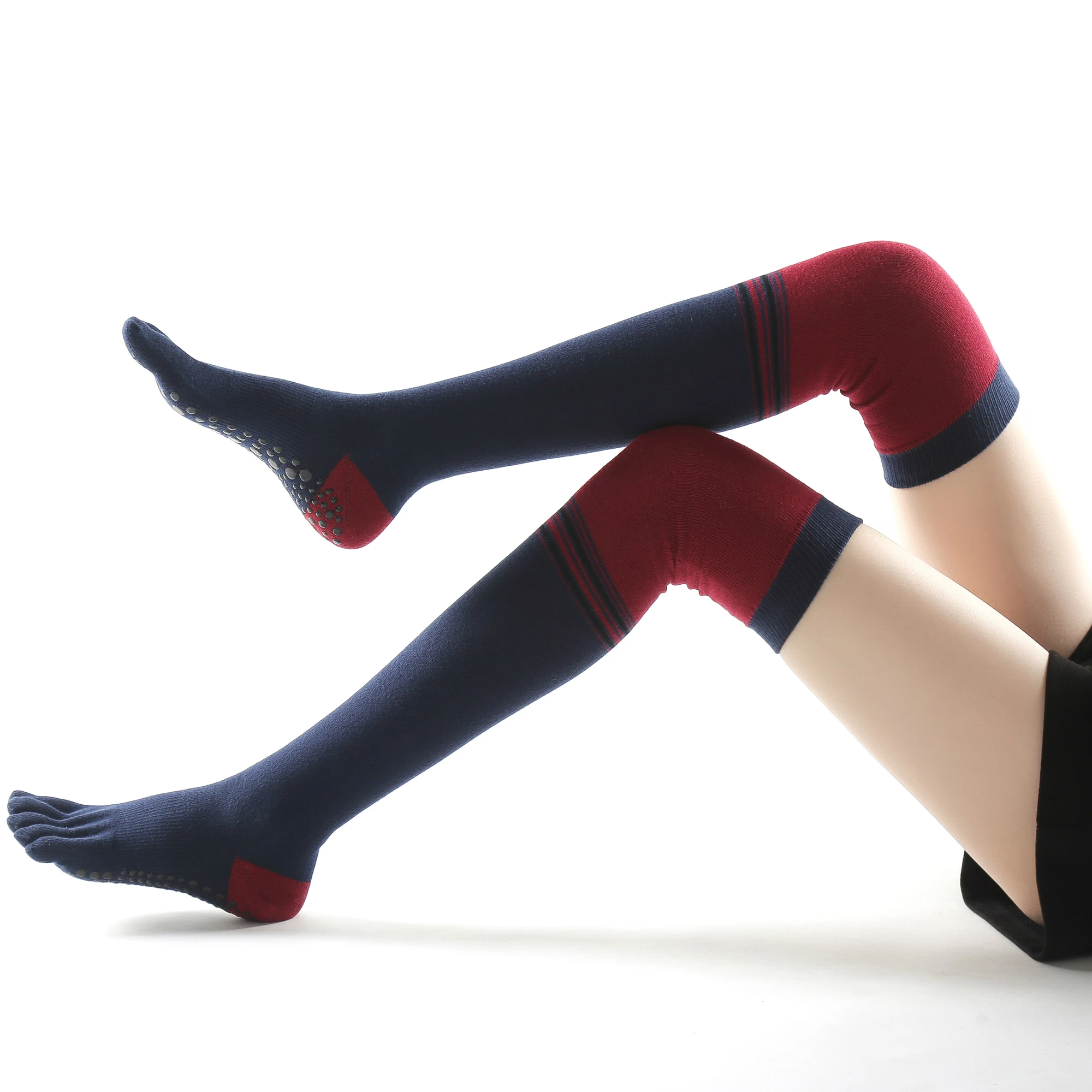 pvc thigh high socks