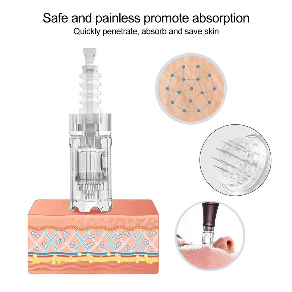 <h3 class="isSelectedEnd"><strong>Replacement needle cartridges designed for the Dr. Pen Ultima A10 microneedling device, available in 12-pin, 24-pin, 36-pin, 42-pin, and Nano-R configurations.</strong></h3> <p class="isSelectedEnd">Choose the cartridge configuration that best matches your treatment technique and coverage requirements. Each cartridge is designed as a replaceable treatment head for the <strong>Dr. Pen Ultima A10</strong>, allowing operators to keep the device ready for different microneedling applications without replacing the complete pen.</p> <p class="isSelectedEnd"><strong>Available Configurations:</strong> 12-Pin · 24-Pin · 36-Pin · 42-Pin · Nano-R</p> <blockquote><strong>Compatibility:</strong> Designed specifically for the Dr. Pen Ultima A10. Always verify the device model and cartridge connection before ordering.</blockquote> Dr. Pen Ultima A10 Replacement Cartridges – 12/24/36/42 Pin & Nano-R